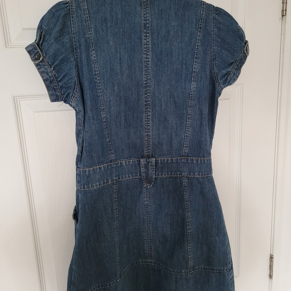 Le Chateau Blue Denim Shirt - Picture 4 of 5